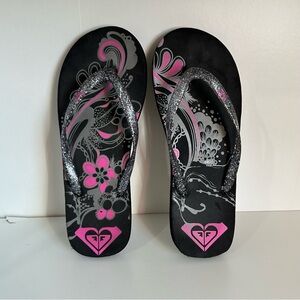 Roxy Y2K gyaru flip flops